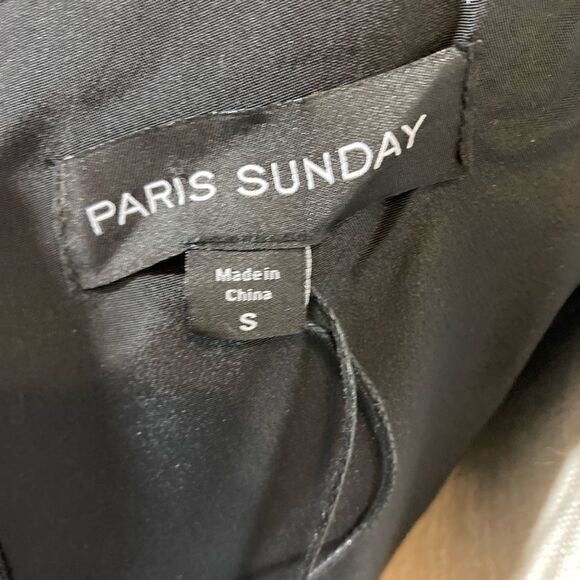 Black Paris Sunday Layered Shift Dress - Picture 5 of 7